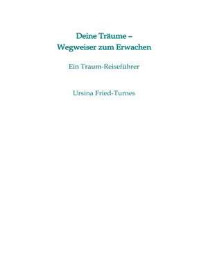 cover image of Deine Träume--Wegweiser zum Erwachen